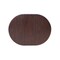 International Concepts Round 36 in Rd Top Pedestal Table, 12 in Leaf, 28.9 inH, Dining Height, Rich Mocha, 36 in W, Wood K15-36RXT-27B - alternate 3
